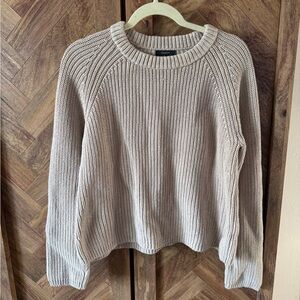 Quince Cream Crew Neck Sweater